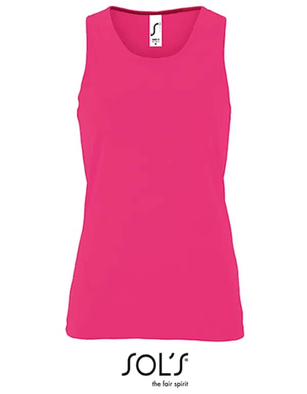 Women´s Sports Tank Top Sporty - Neon Pink