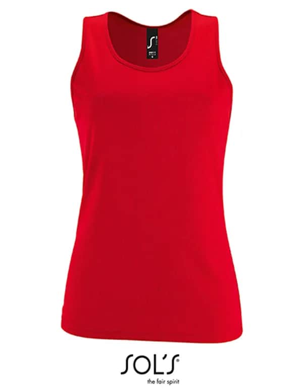 Women´s Sports Tank Top Sporty - Red