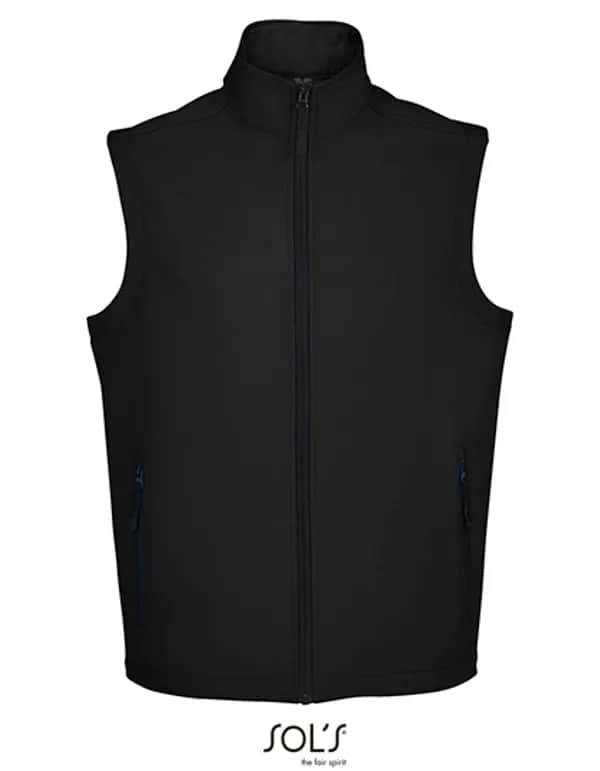 Men´s Race Bodywarmer Softshell - Black