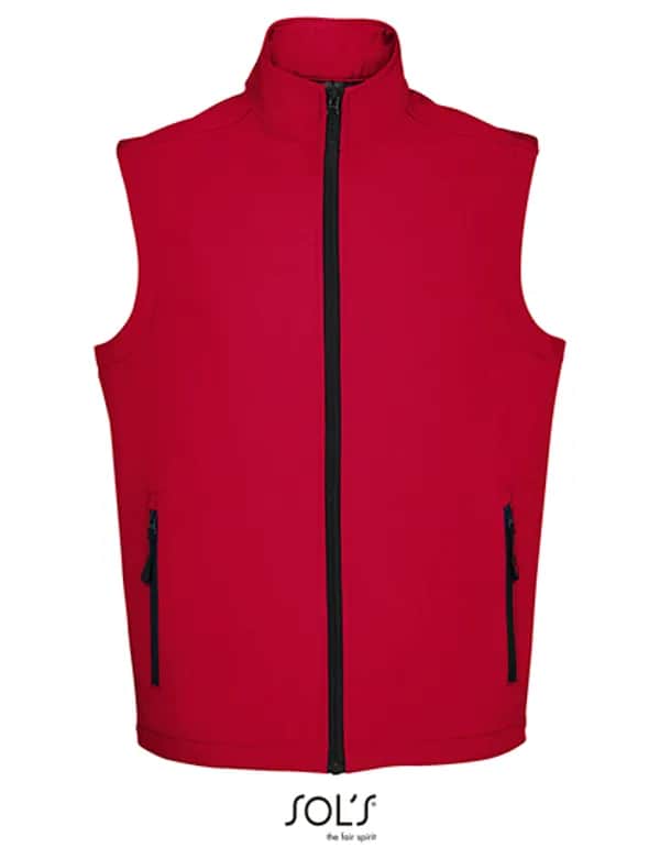 Men´s Race Bodywarmer Softshell - Pepper Red