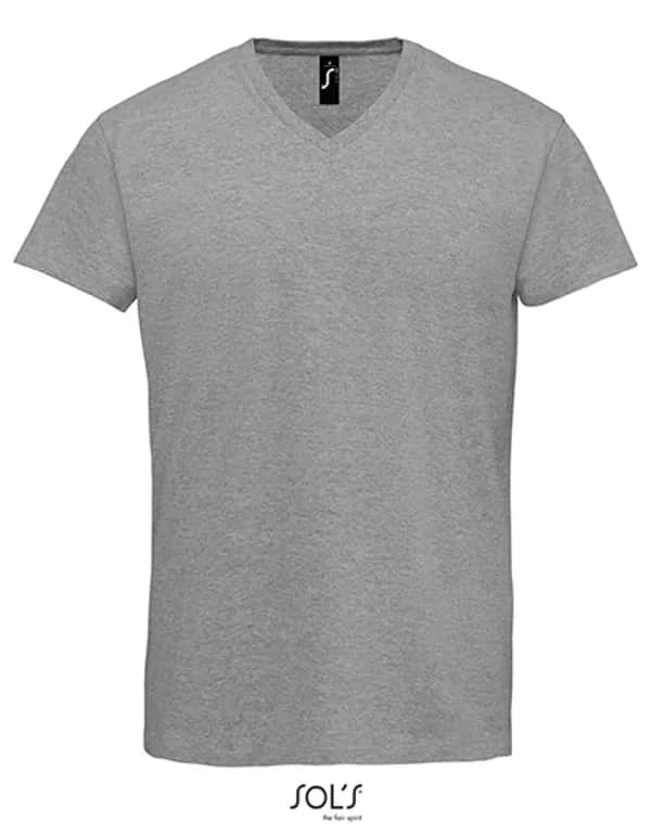 Men´s Imperial V-Neck T-Shirt - Grey Melange