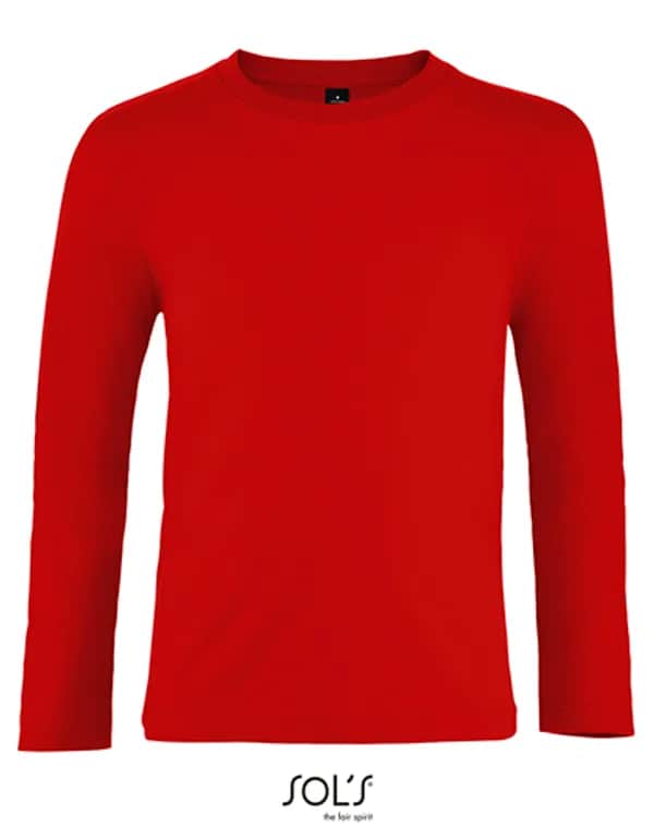Kids´ Imperial Long Sleeve T-Shirt - Red