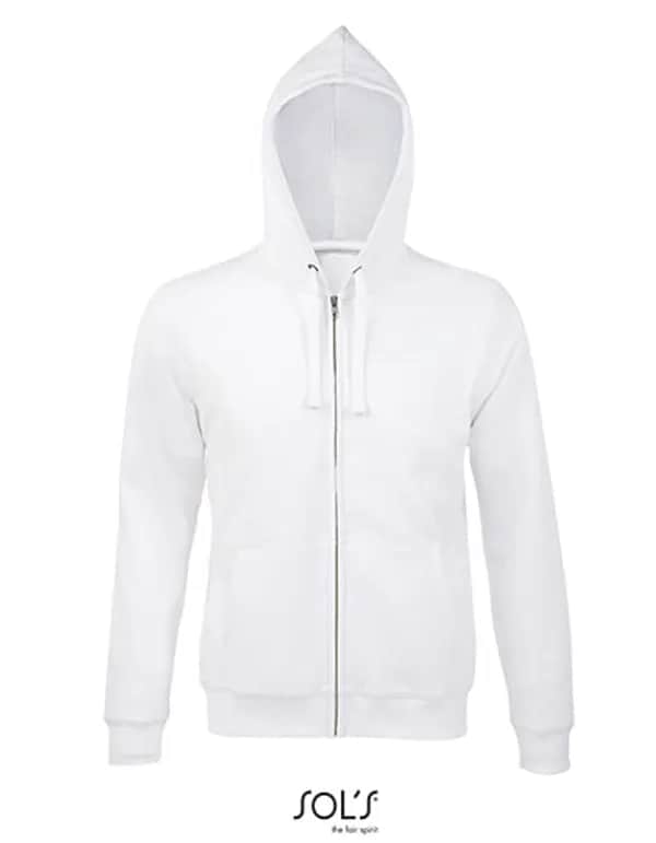 Men´s Zip Hoodie Spike - White