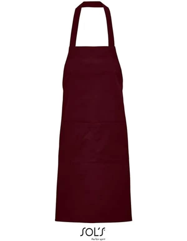 Unisex Gamma Apron - Burgundy