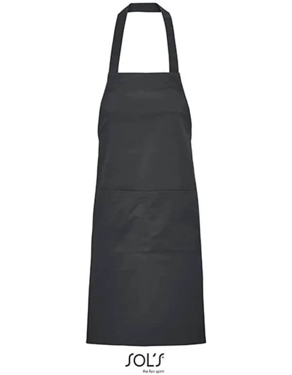 Unisex Gamma Apron - Dark Grey (Solid)