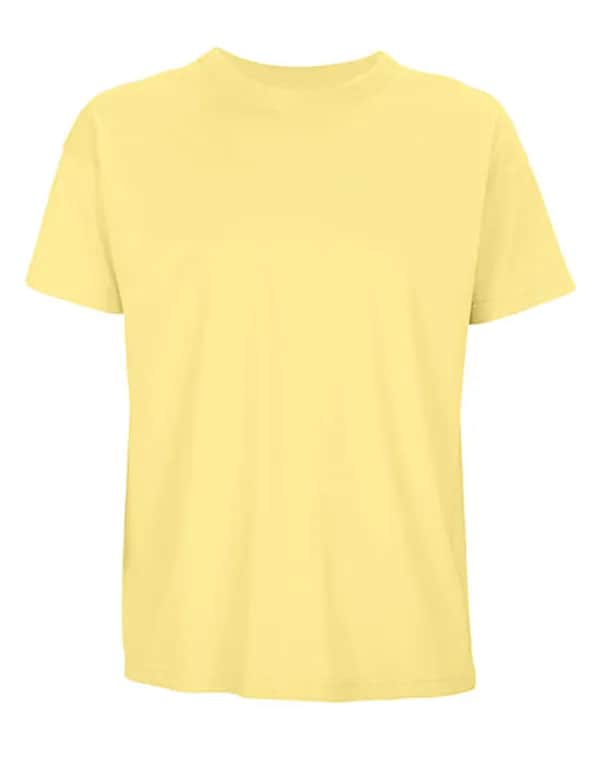Men´s Boxy Oversized T-Shirt - Light Yellow