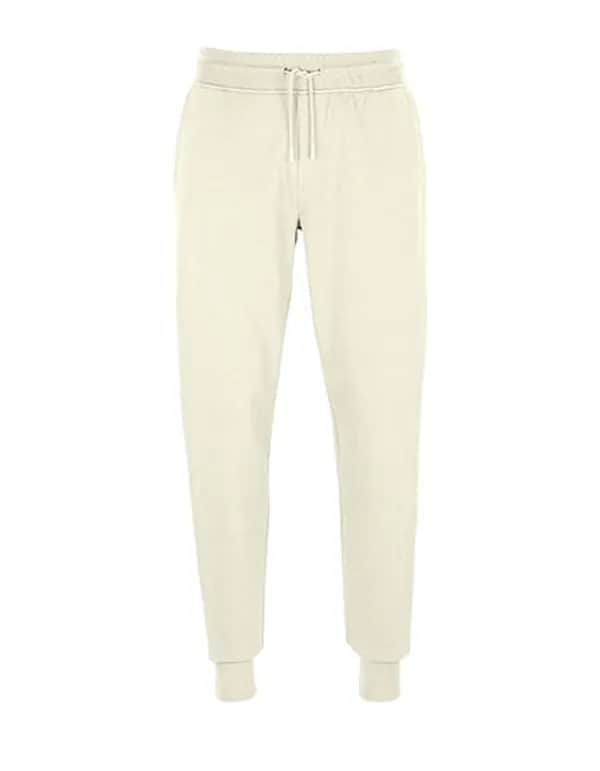 Unisex Jumbo Fleece Jog Pants - Off White