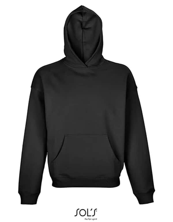 Unisex Connor Oversized Hoodie - Black