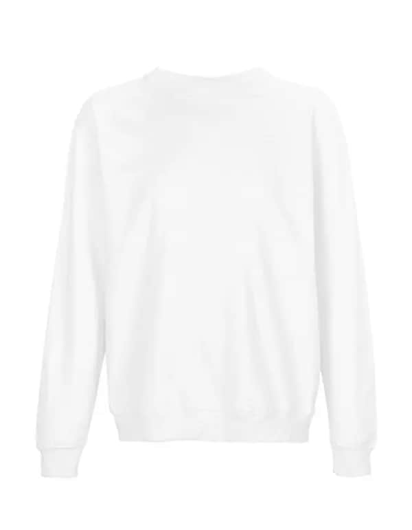 Unisex Columbia Crew Neck Sweatshirt - White