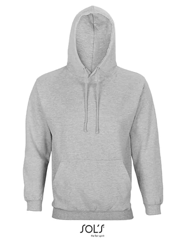 Unisex Condor Hooded Sweatshirt - Grey Melange