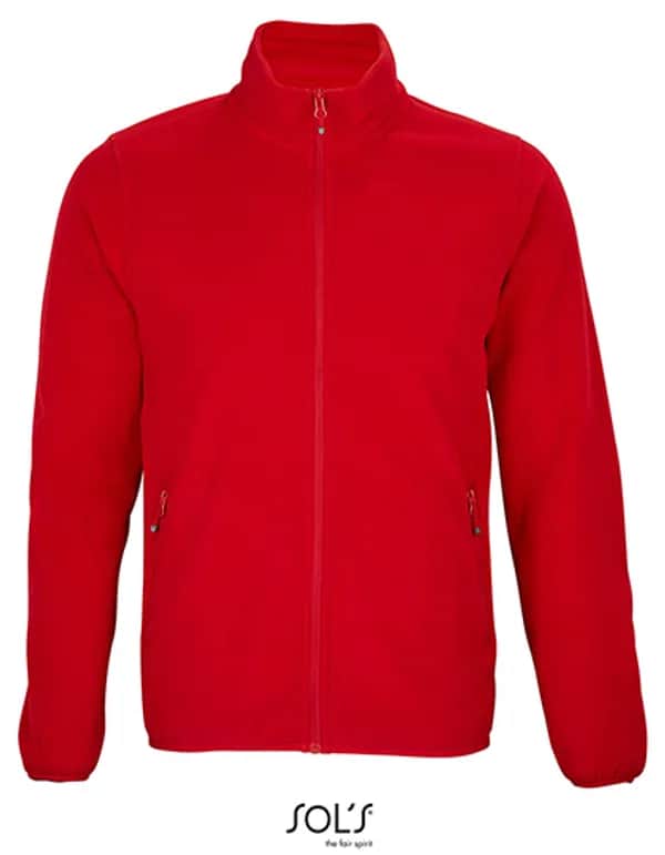 Men´s Factor Zipped Fleece Jacket - Red
