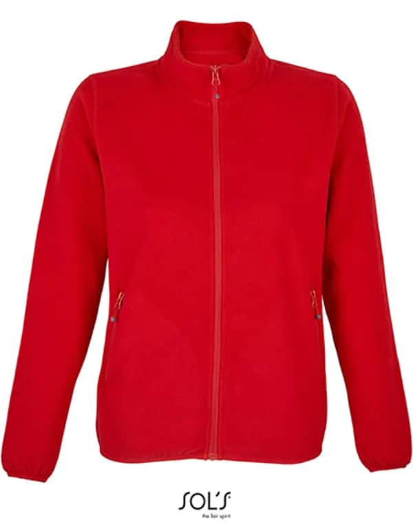 Women´s Factor Zipped Fleece Jacket - Red