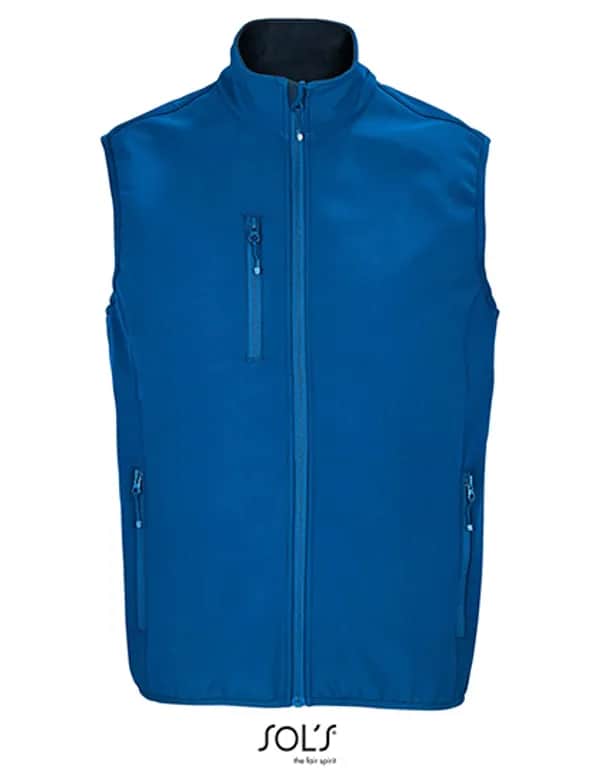 Men´s Falcon Zipped Softshell Bodywarmer - Royal Blue 241