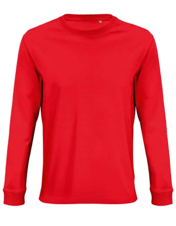Unisex Long Sleeve T-Shirt Pioneer - Bright Red