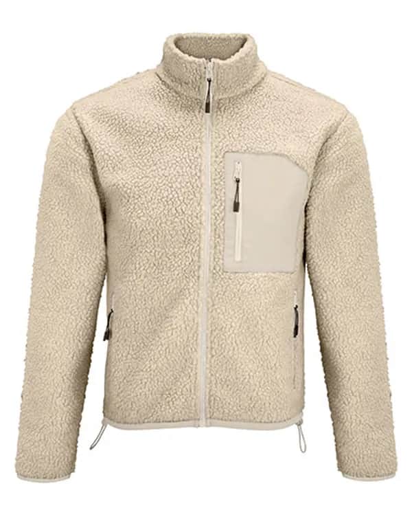 Unisex Sherpa Jacket Fury - Shear Beige/Beige