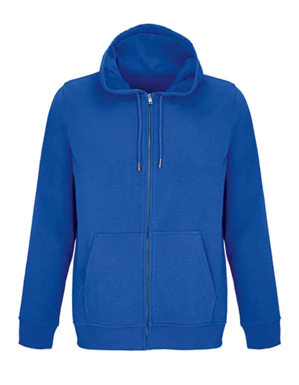 Unisex Full-Zip Hoodie Calipso - Royal Blue 241