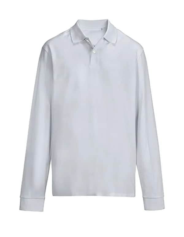Unisex Pacific Polo Shirt Longsleeve - Pure Grey