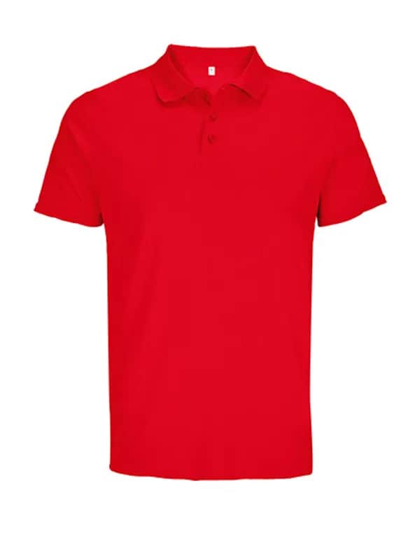 Unisex Pitcher Sports Polo Shirt - Red