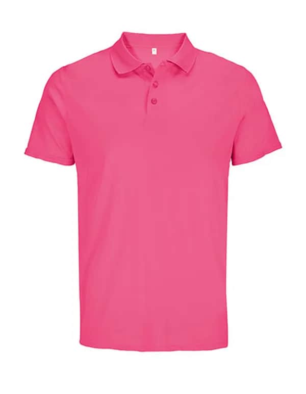 Unisex Pitcher Sports Polo Shirt - Ribbon Pink