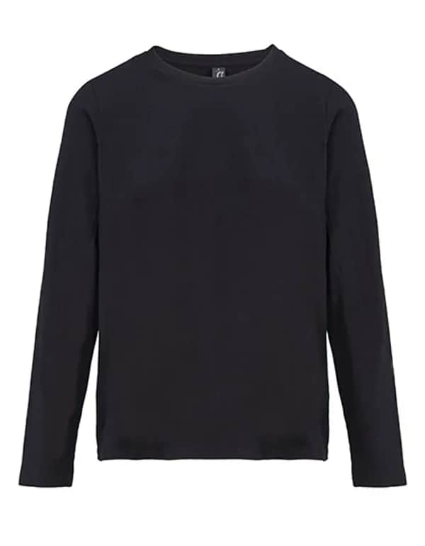 Women´s Monarch Long Sleeve T-Shirt - Deep Black