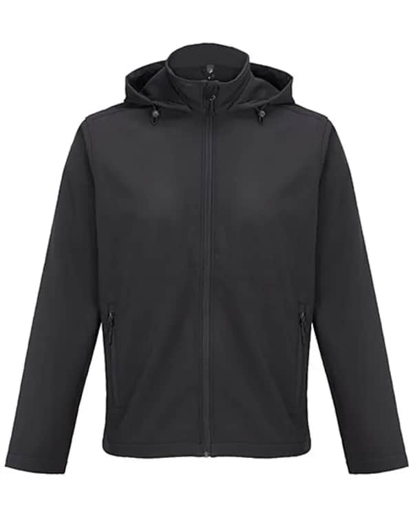 Men´s Race Softshell Hooded Jacket - Black