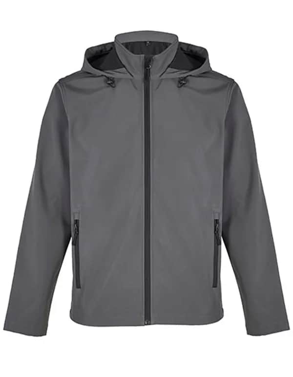 Men´s Race Softshell Hooded Jacket - Charcoal Grey (Solid)