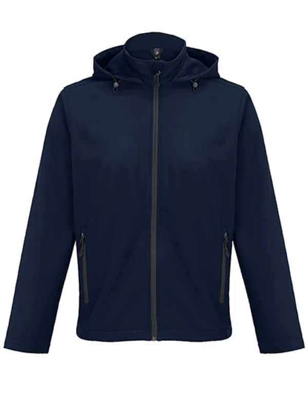 Men´s Race Softshell Hooded Jacket - French Navy