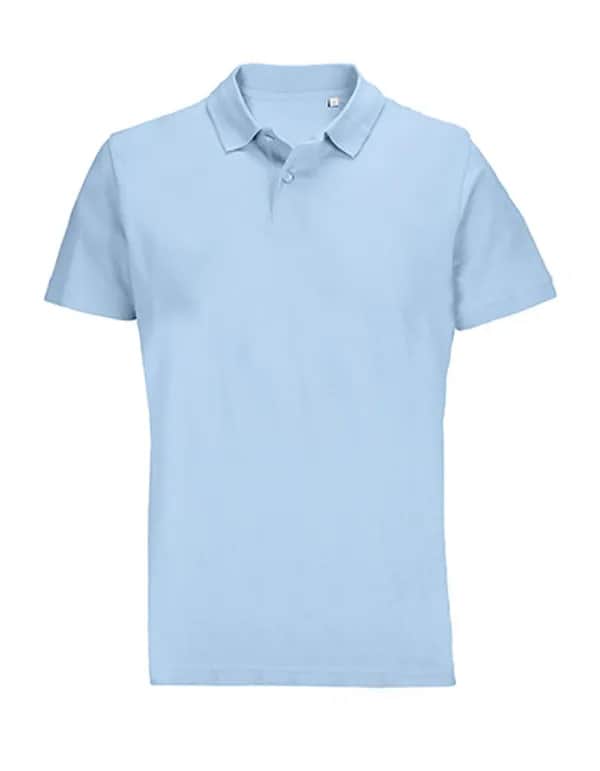 Unisex Pulse Polo Shirt - Sky Blue