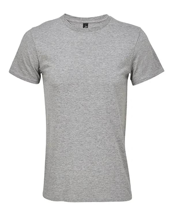 Unisex Round-neck Tee-Shirt Titan - Grey Melange