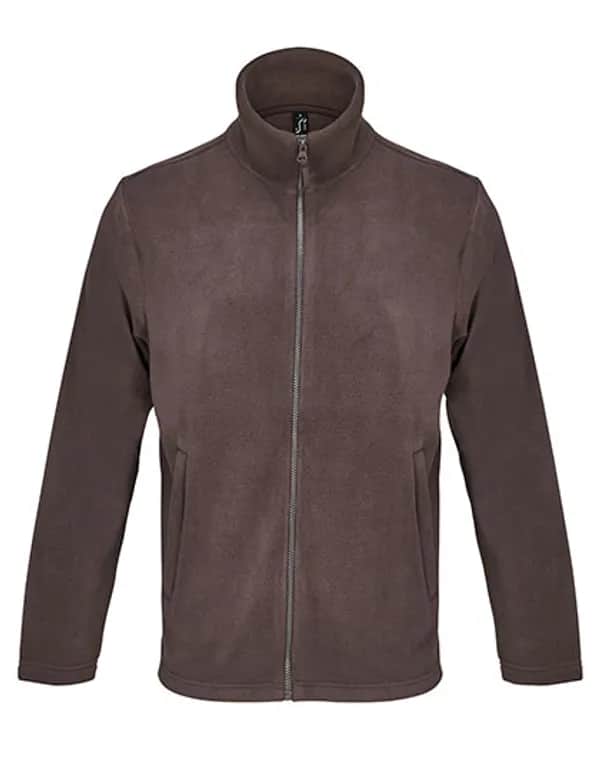 Unisex Microfleece Full-Zip Jacket Nitro - Dark Chocolate