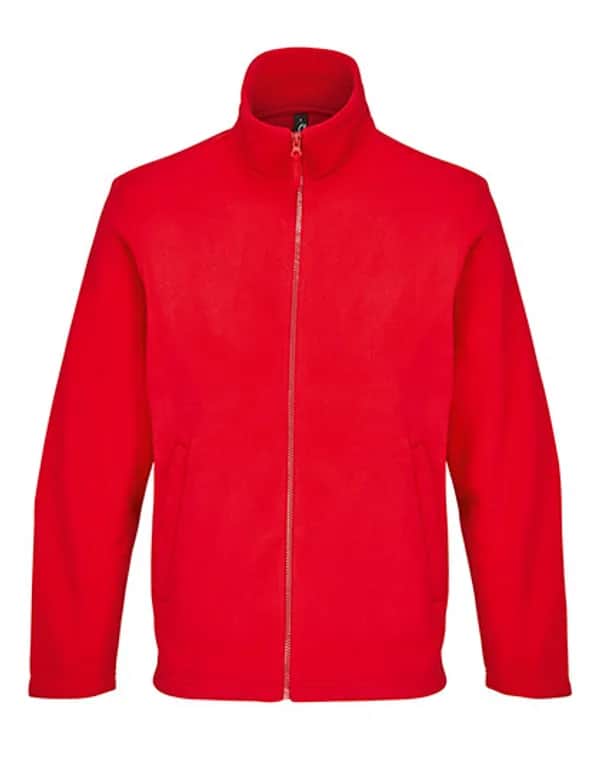 Unisex Microfleece Full-Zip Jacket Nitro - Red