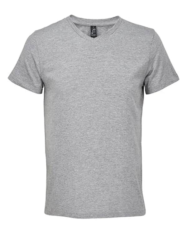 V-Neck T-Shirt Regent - Grey Melange