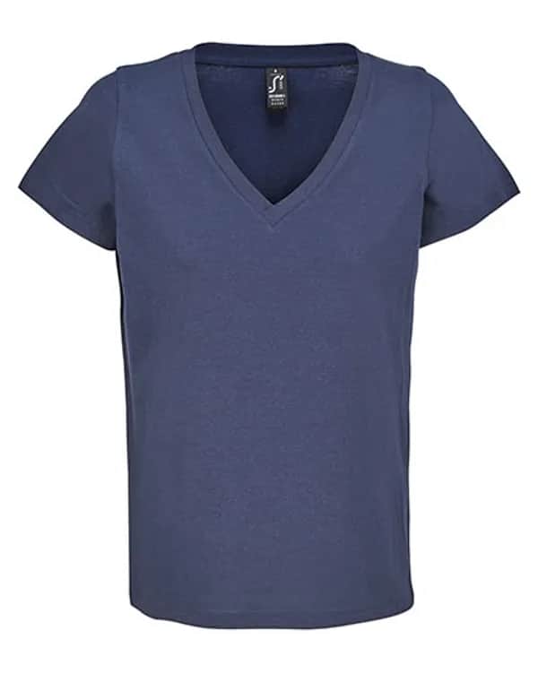 Women´s V-Neck T-Shirt Regent - French Navy