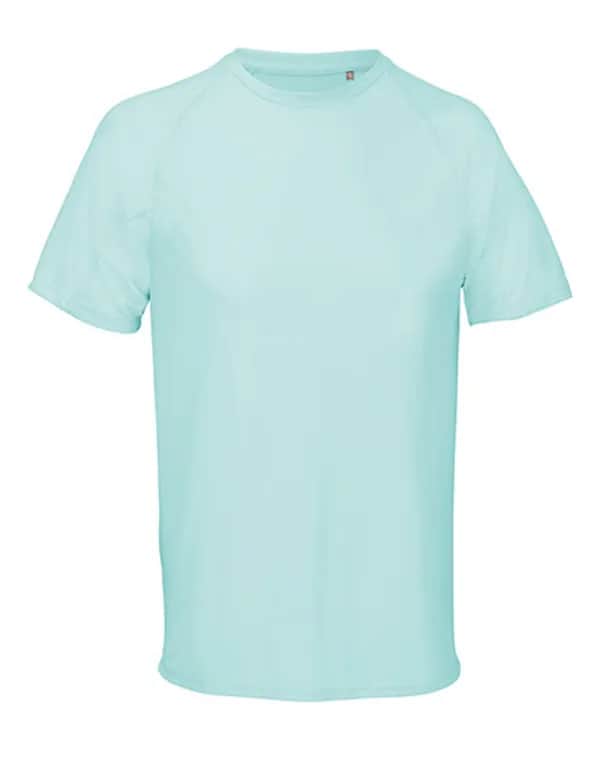 Men´s Raglan Sleeve T-Shirt Vortex - Arctic Blue