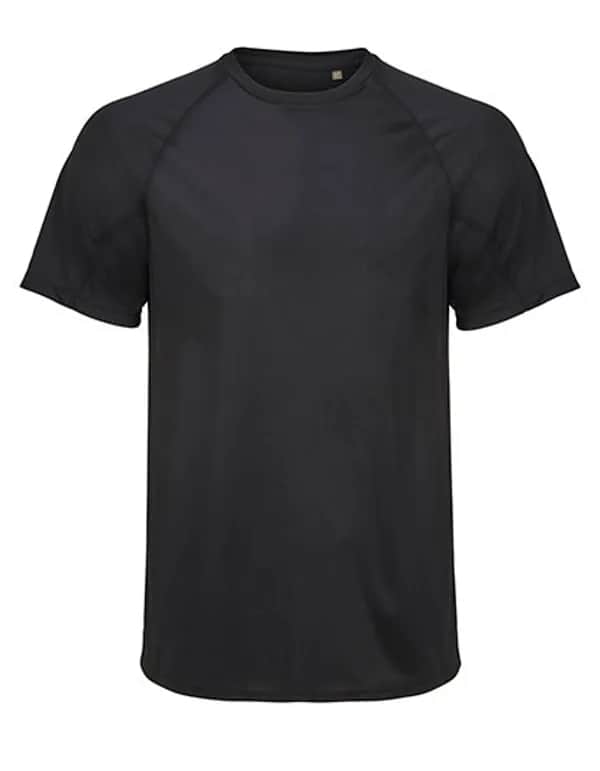 Men´s Raglan Sleeve T-Shirt Vortex - Black