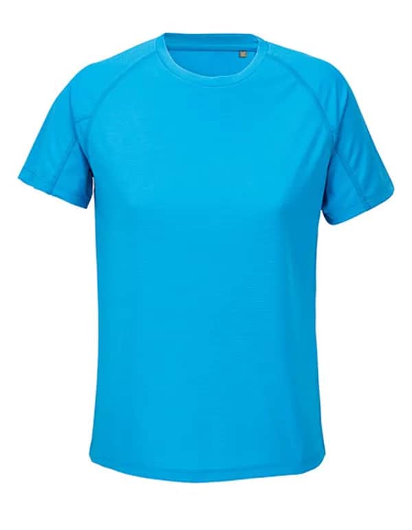 Women´s Raglan Sleeve T-Shirt Vortex - Aqua