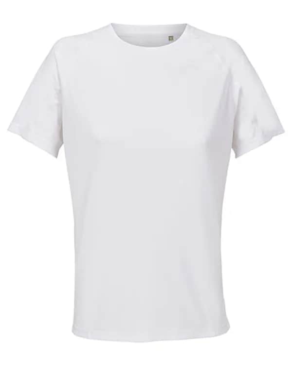 Women´s Raglan Sleeve T-Shirt Vortex - White