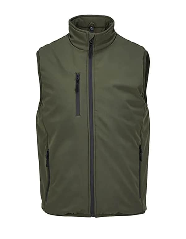 Unisex Lined Softshell Bodywarmer Falcon - Army