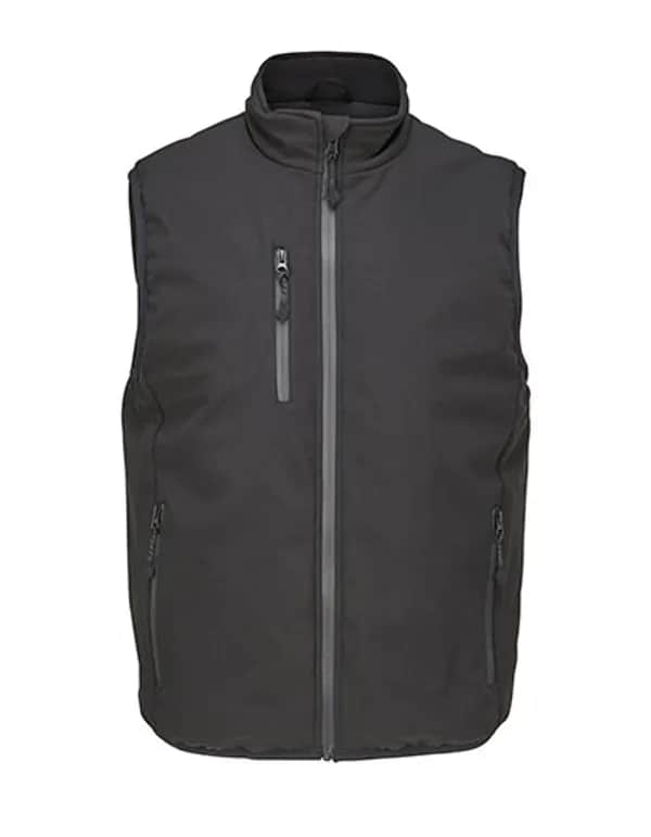 Unisex Lined Softshell Bodywarmer Falcon - Black