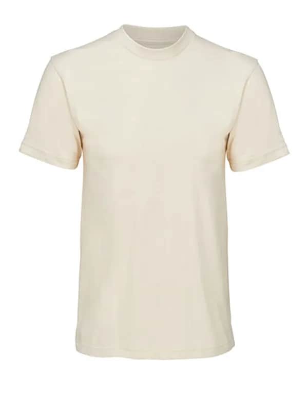 Unisex Vintage Open-End T-Shirt Cliff - Natural