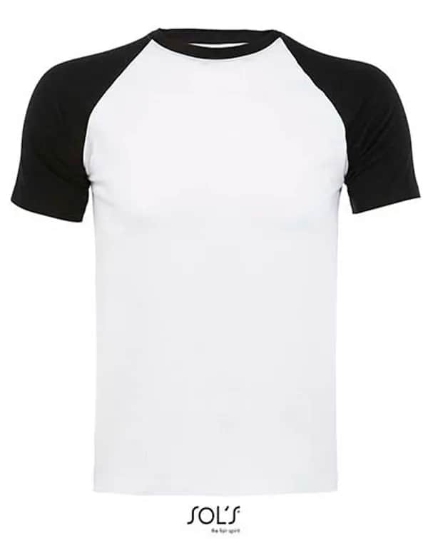 Raglan T-Shirt Funky 150 - White/Black
