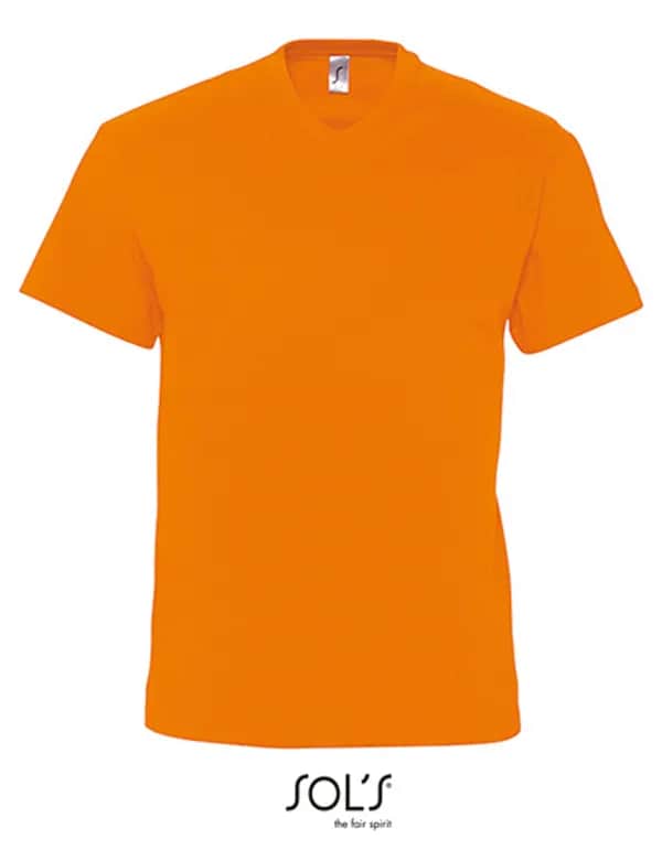 V-Neck T-Shirt Victory - Orange