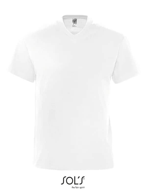 V-Neck T-Shirt Victory - White
