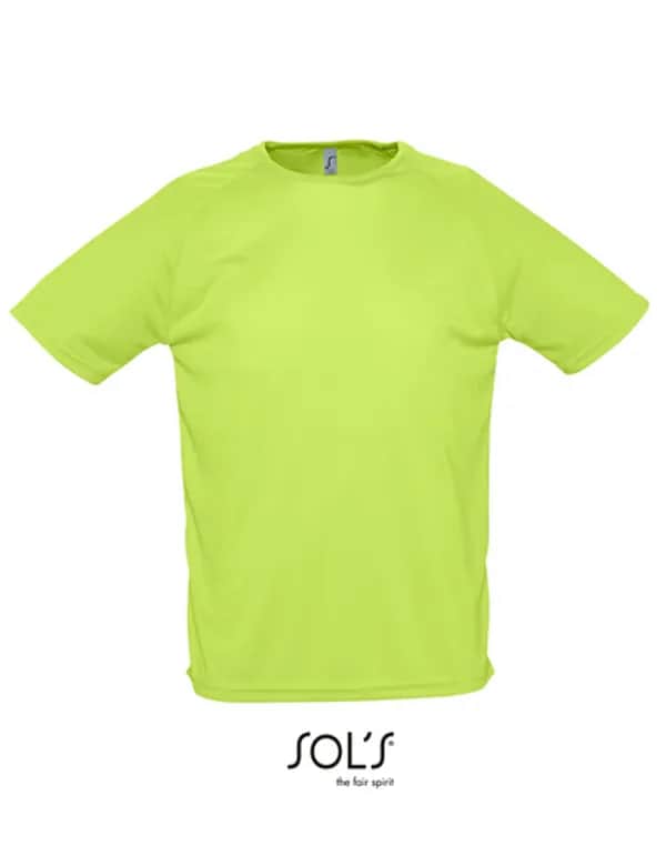 Men´s Raglan Sleeves T Sporty - Apple Green