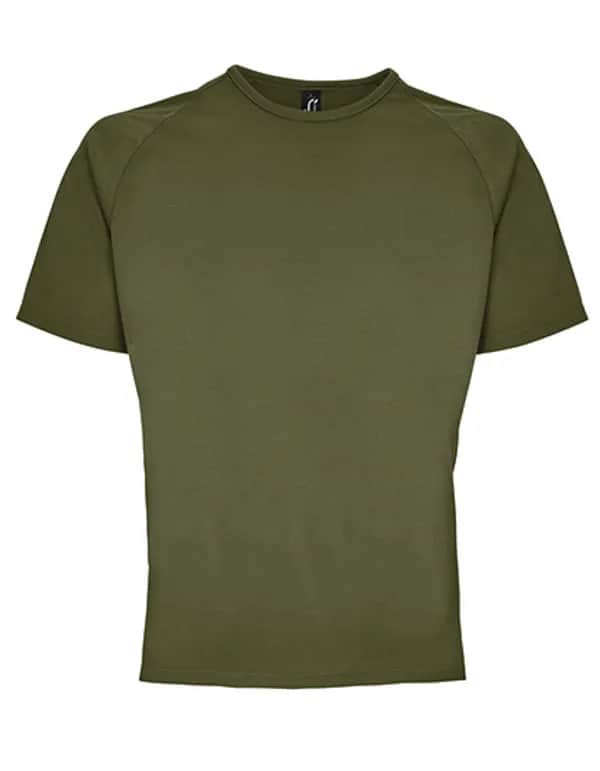 Men´s Raglan Sleeves T Sporty - Army