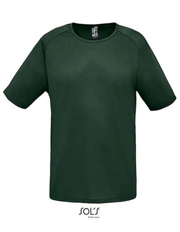 Men´s Raglan Sleeves T Sporty - Forest Green