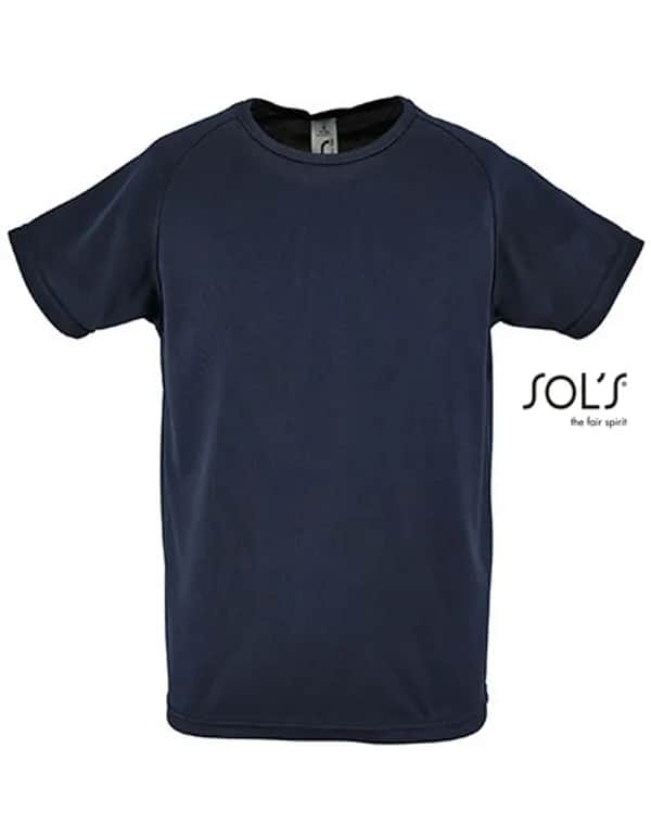 Kids´ Raglan Sleeved T-Shirt Sporty - French Navy