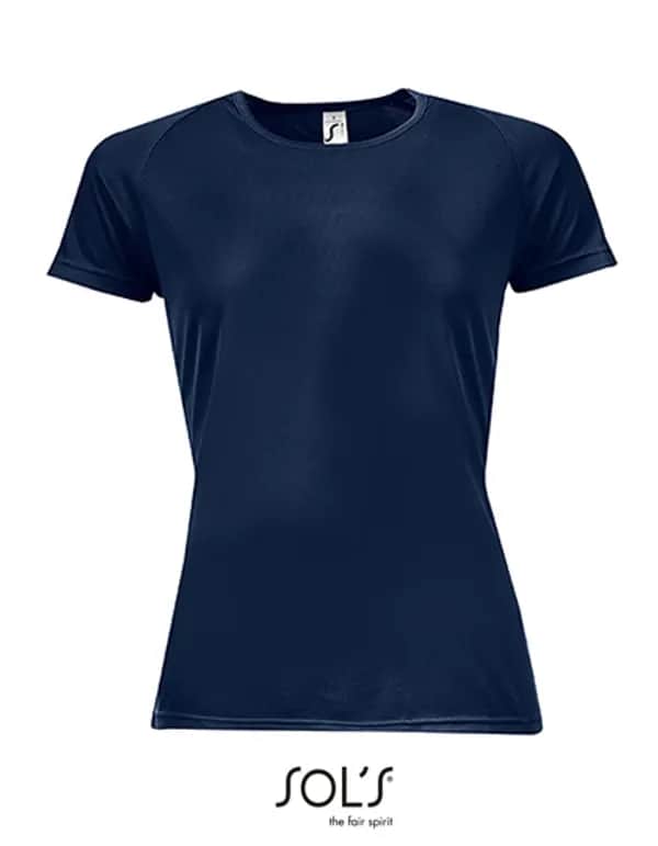 Women´s Raglan Sleeves T Sporty - French Navy