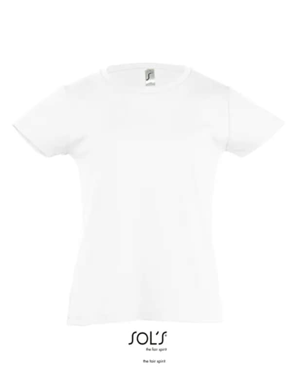 Kids´ T-Shirt Girlie Cherry - White