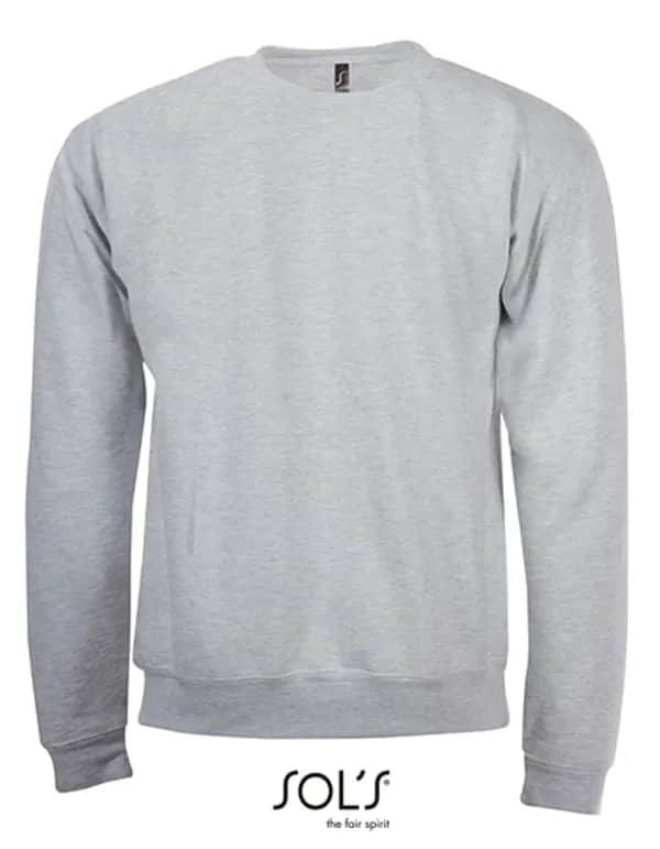 Men´s Spider Round-Neck Sweatshirt - Grey Melange